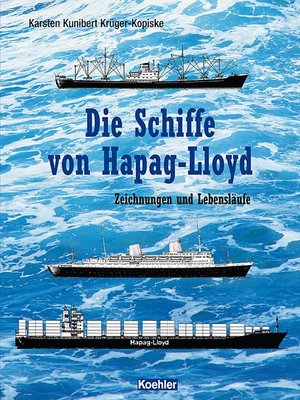 cover image of Die Schiffe von Hapag-Lloyd